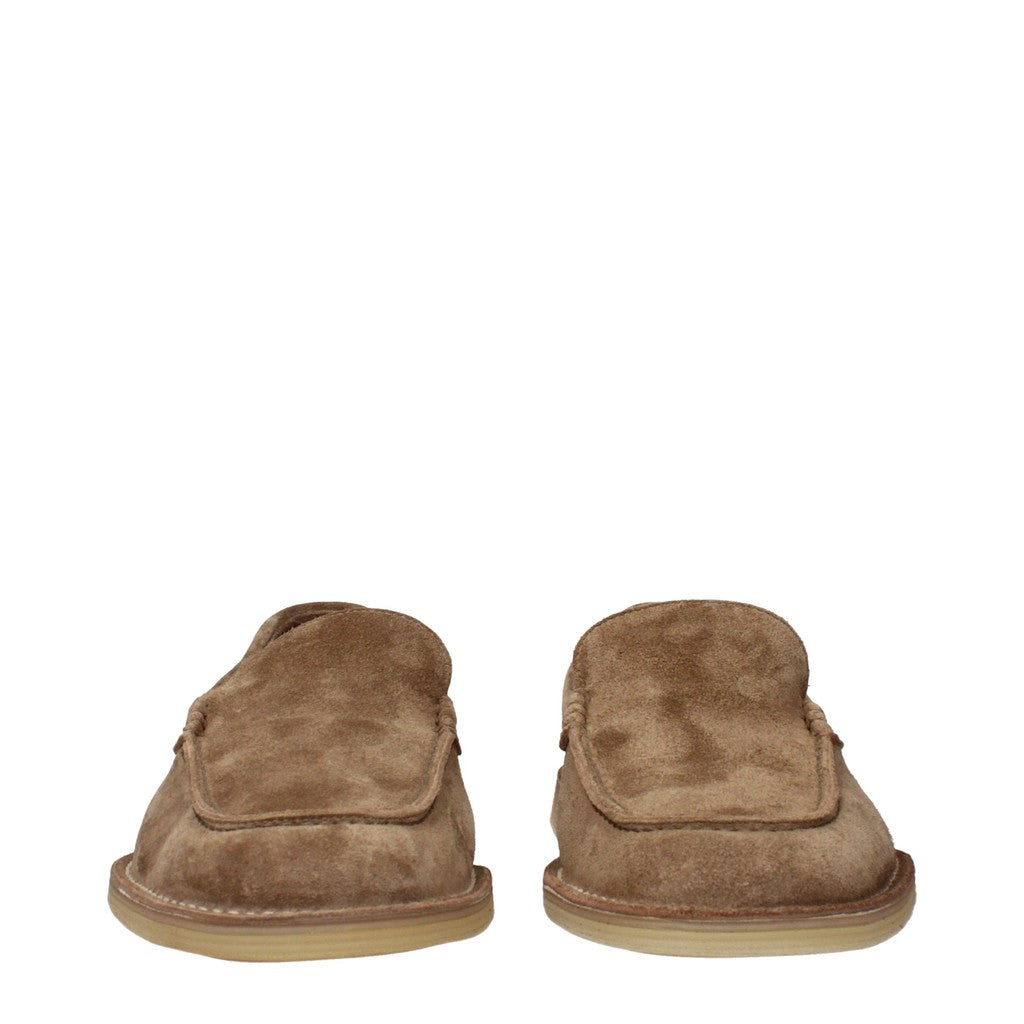 Dolce & Gabbana Loafers met rubberen zool – Lichtbruin