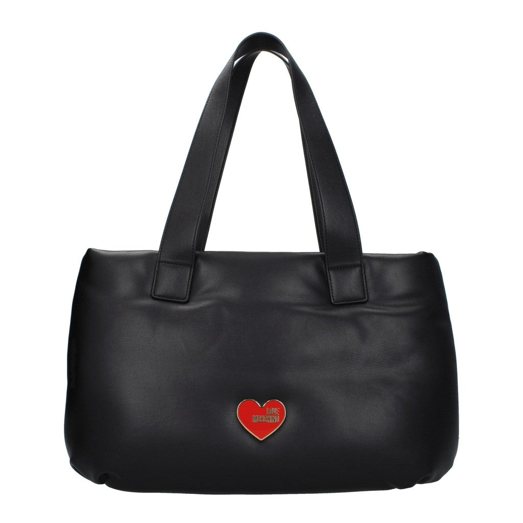 Love Moschino Shopper van polyurethaan – Zwart