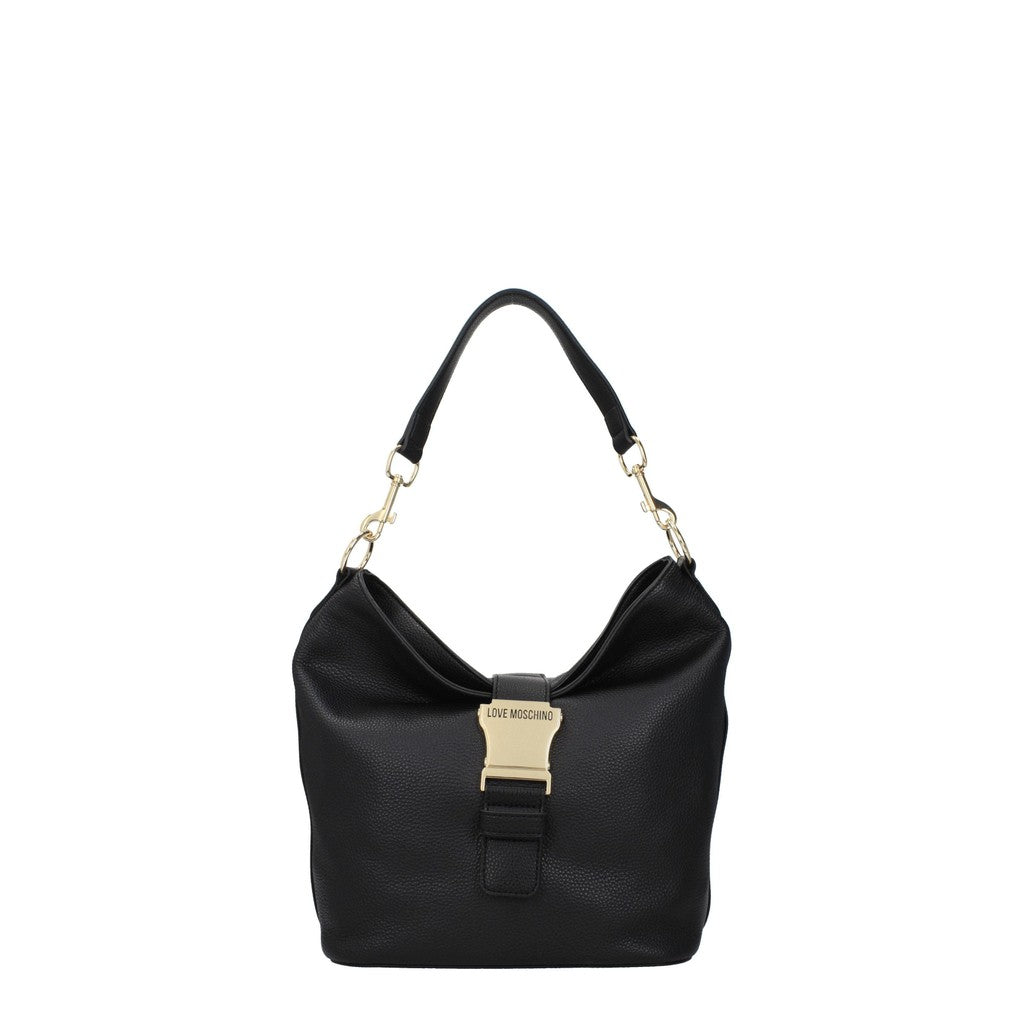 Love Moschino Handtas van polyurethaan – Zwart