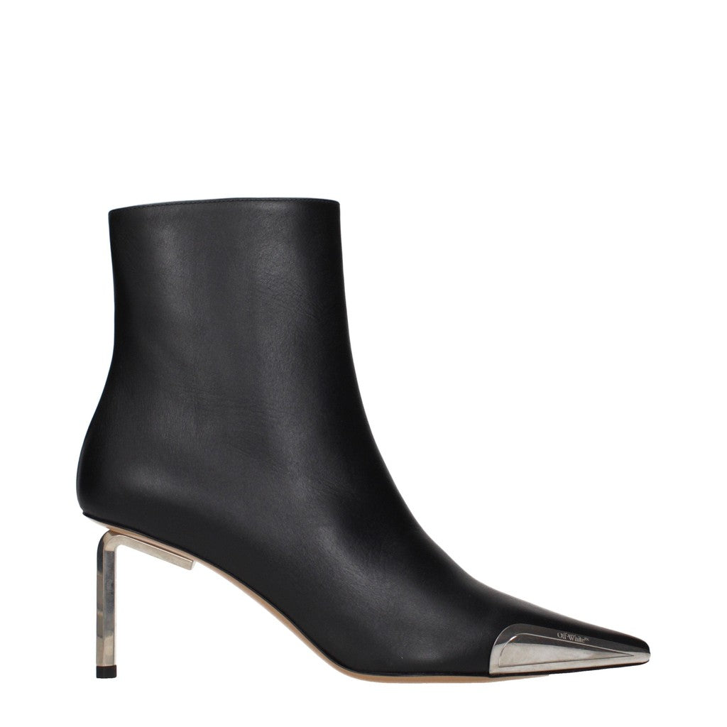 Off-White Enkellaarzen – Zwart