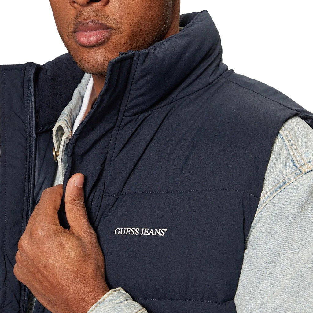 Guess Gilet met ritssluiting Heren – Blauw