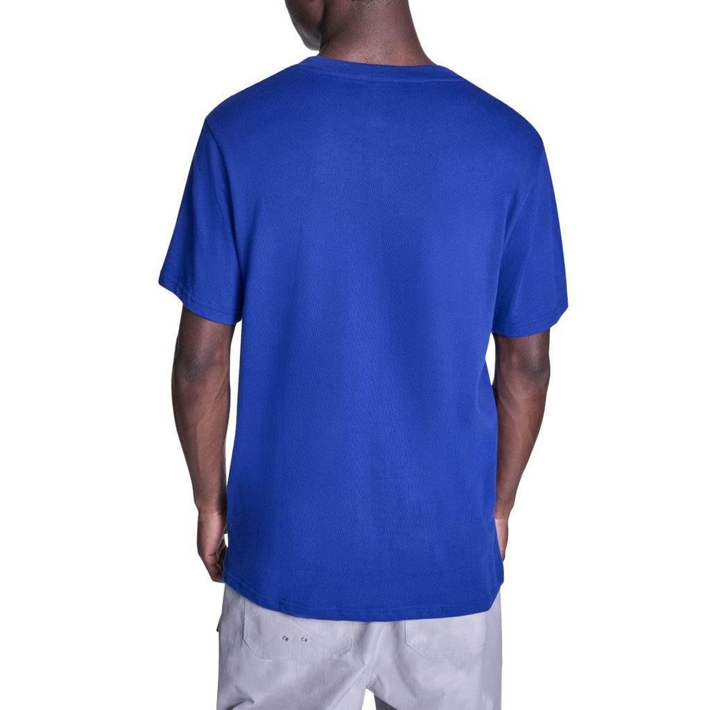 Converse T-shirt met ronde hals en bedrukt logo – Blauw