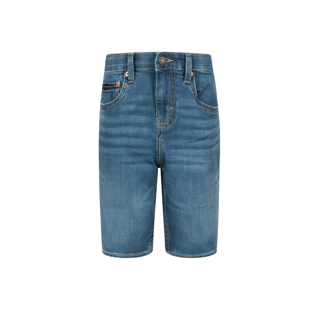 Levi's Kids Jeans bermuda met zakken en logo – Middenblauw