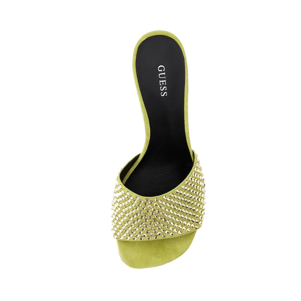 Guess Sandalen met hak – Limegroen