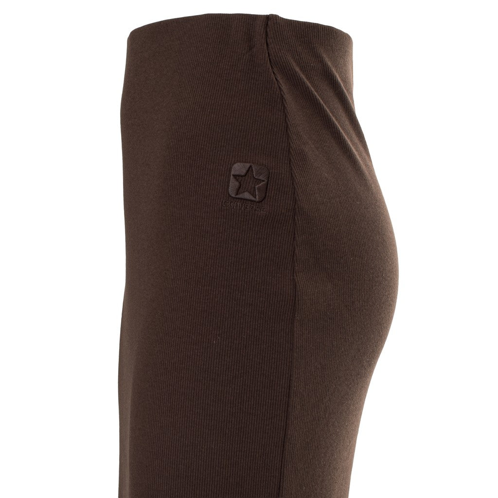 Converse Effen midirok met logo – Bruin