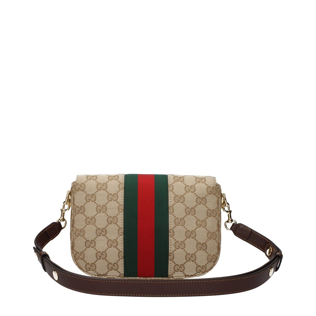 Gucci Horsebit 1955 Schoudertas met klepsluiting – Beige / Bruin