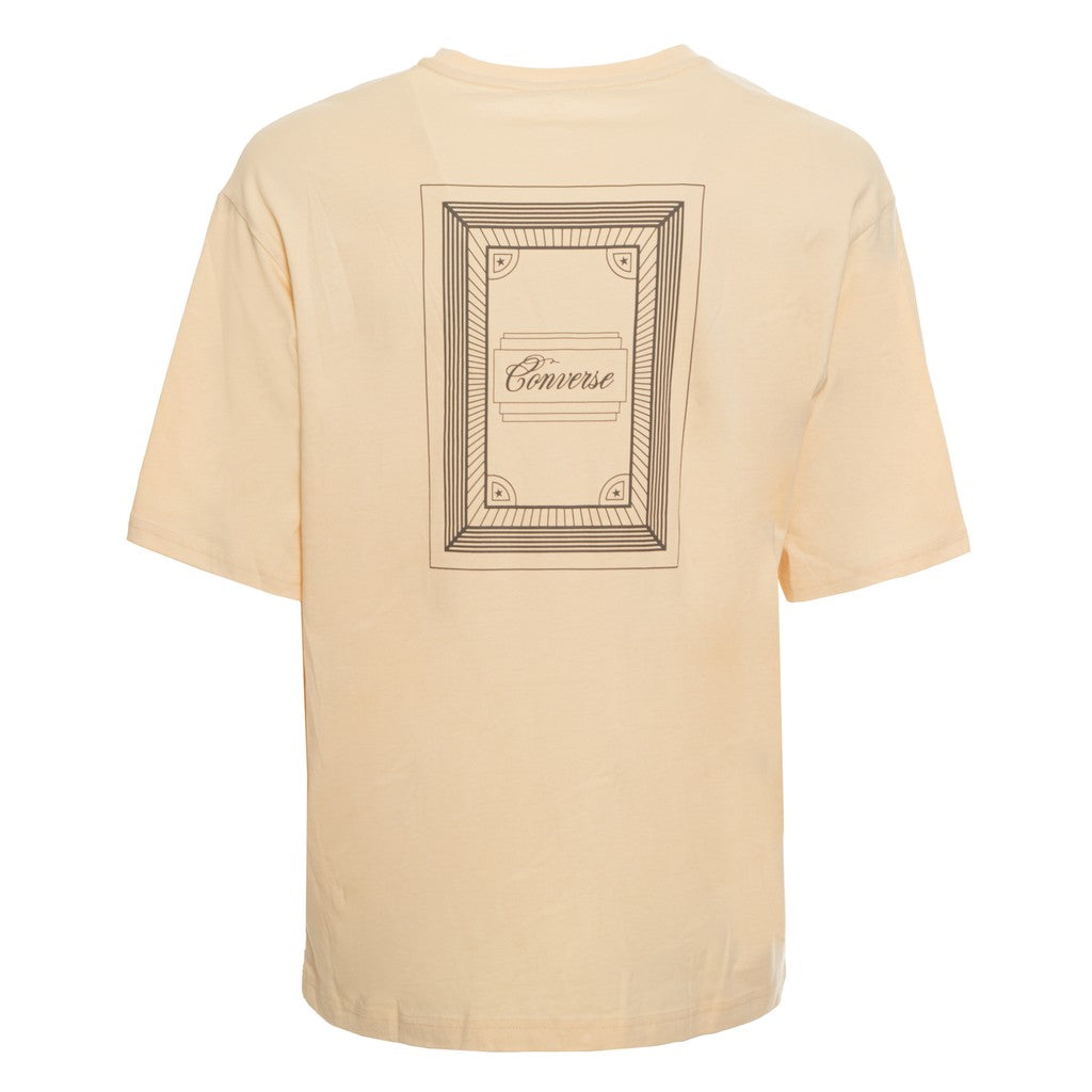 Converse T-shirt met lange mouwen en print – Geel
