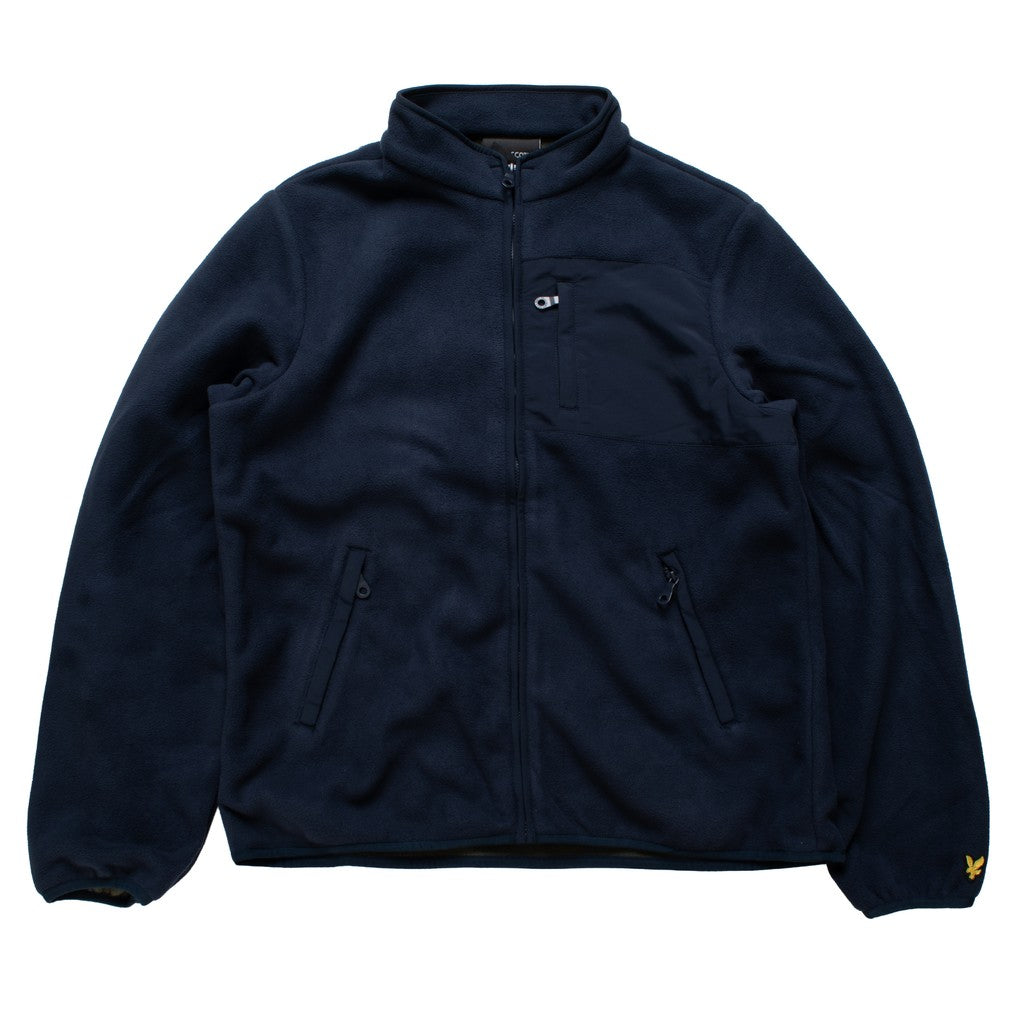Lyle & Scott Kids Fleecejas – Donkerblauw