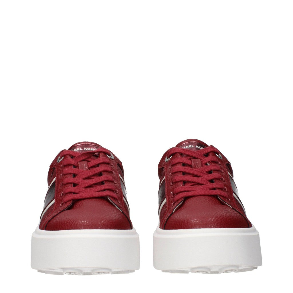 Michael Kors Romey Sneakers met vetersluiting – Rood