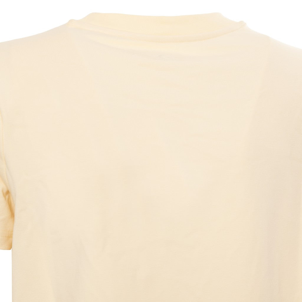 Converse T-shirt met ronde hals en logo – Lichtgeel