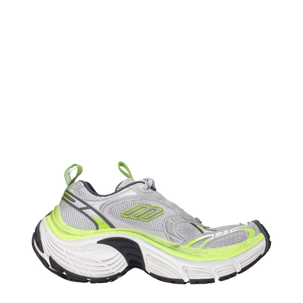 Balenciaga Sneakers van textiel met plateauzool – Grijs / Groen