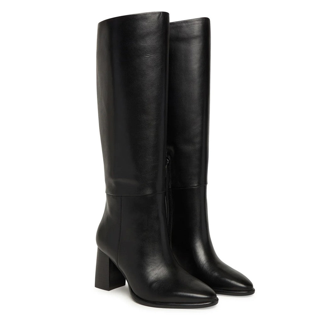 Guess Leren laarzen – Zwart
