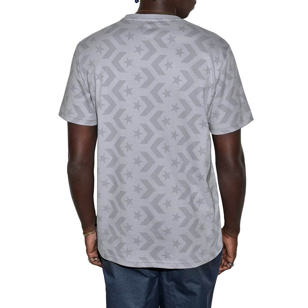 Converse Tweekleurig T-shirt met geborduurd logo – Grijs