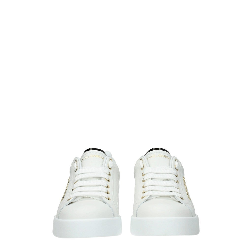 Dolce & Gabbana Portofino Sneakers – Wit / Zwart