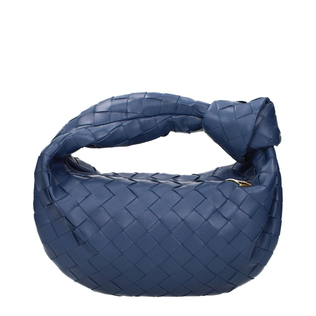 Bottega Veneta Mini Jodie Handtas – Marineblauw
