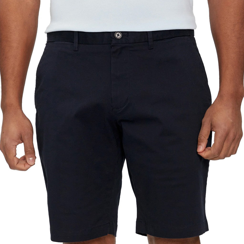 Tommy Hilfiger Relaxed fit bermuda short met ritssluiting – Donkerblauw