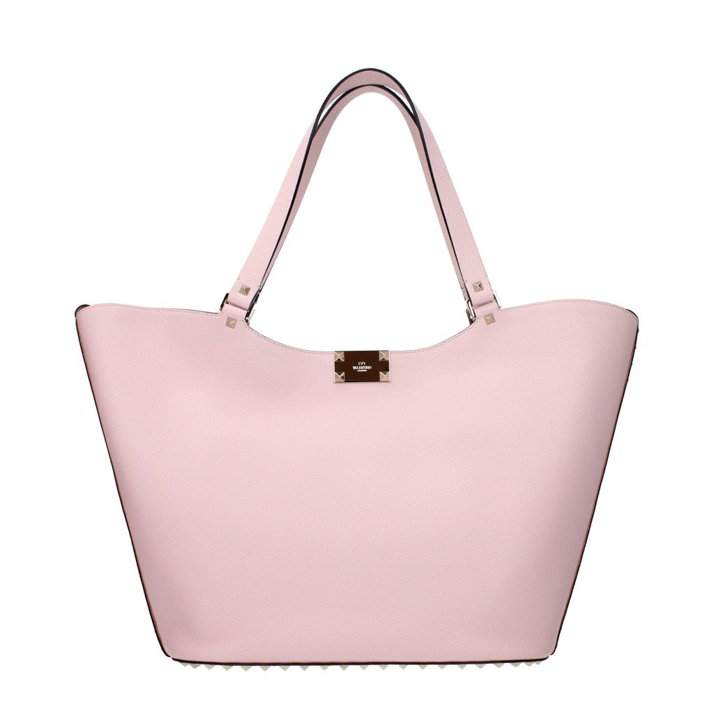 Valentino Garavani Rockstud Shopper met goudkleurige details – Roze