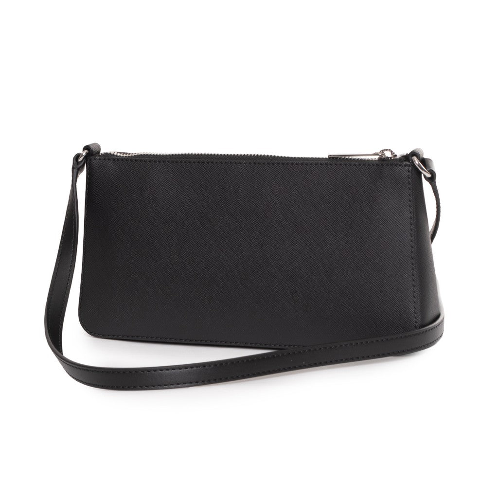Michael Kors Arden Slanke crossbodytas met logo – Zwart