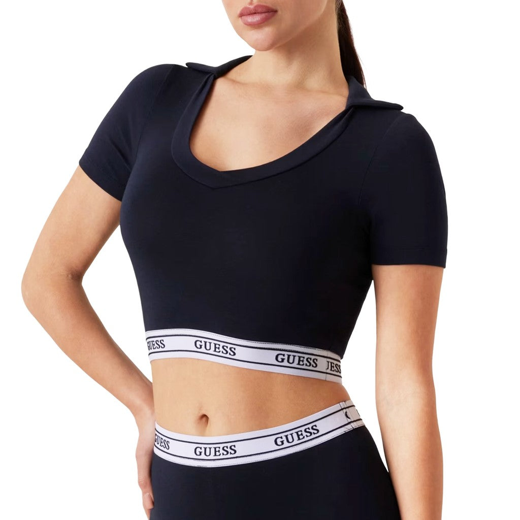 Guess Top met korte mouwen – Blauw