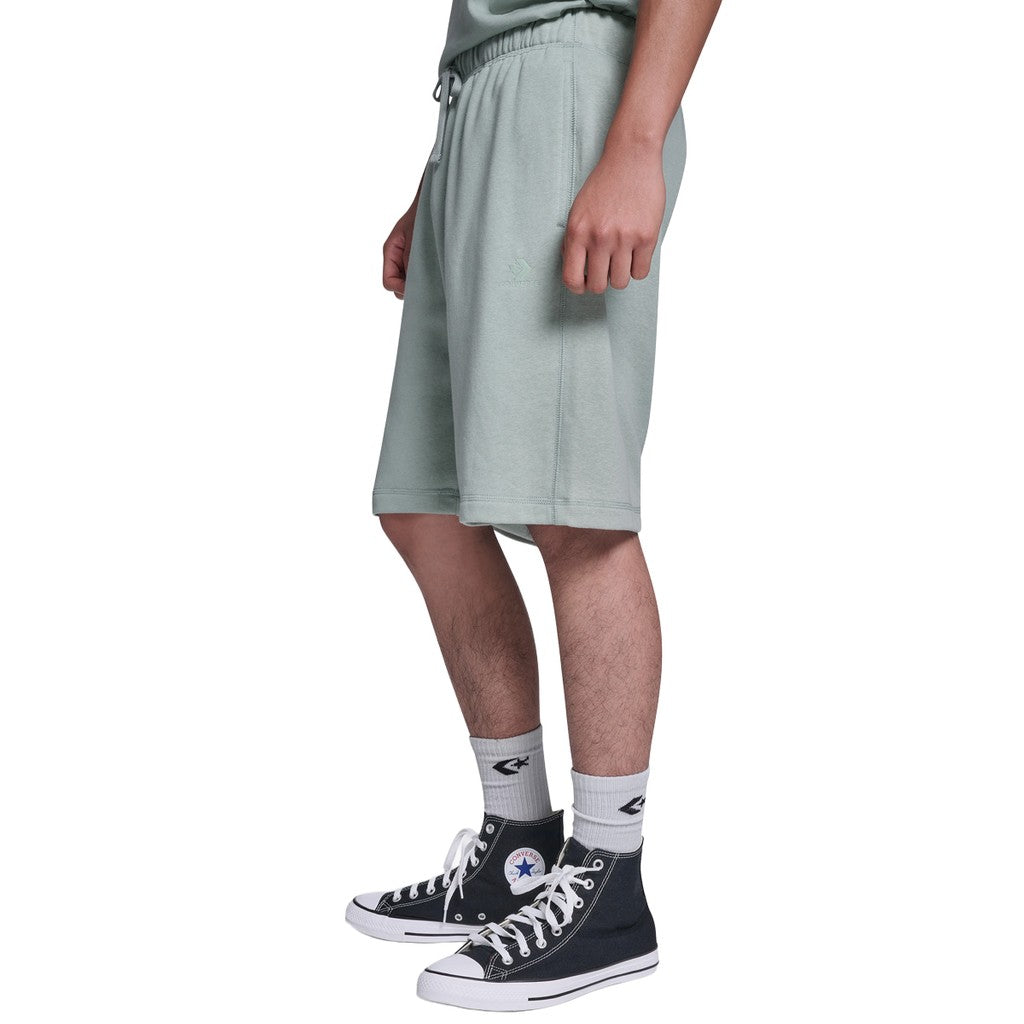 Converse Bermuda short met trekkoord en logo – Groen