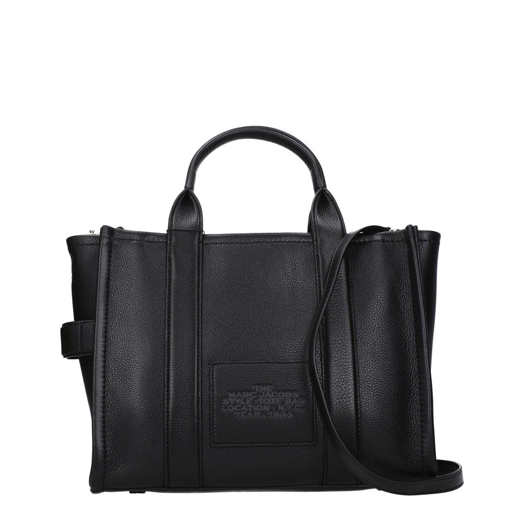 Marc Jacobs The Tote Shopper van leer – Zwart