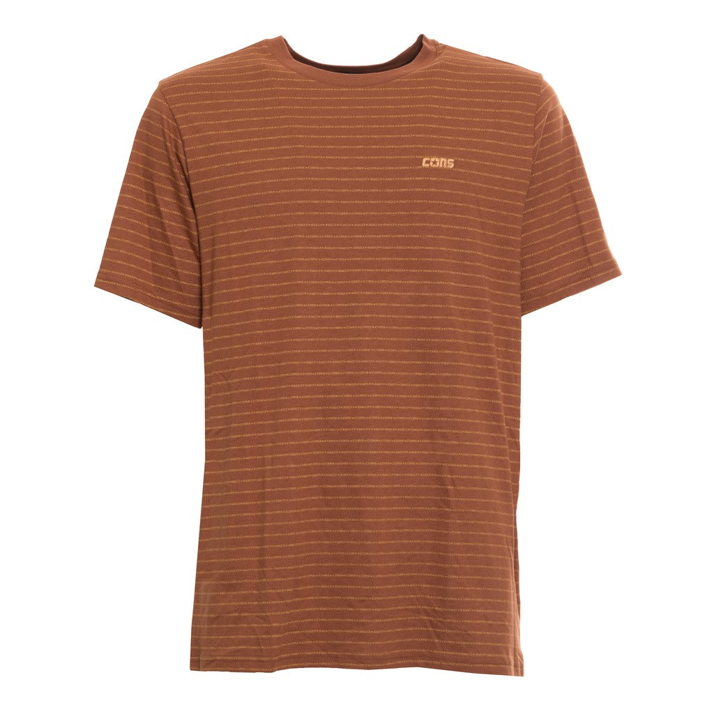 Converse Tweekleurig T-shirt met geborduurd logo – Terracotta