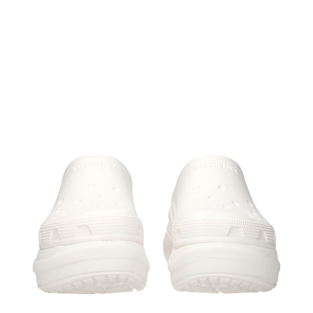 Balenciaga Rubberen muiltjes met ronde neus – Wit