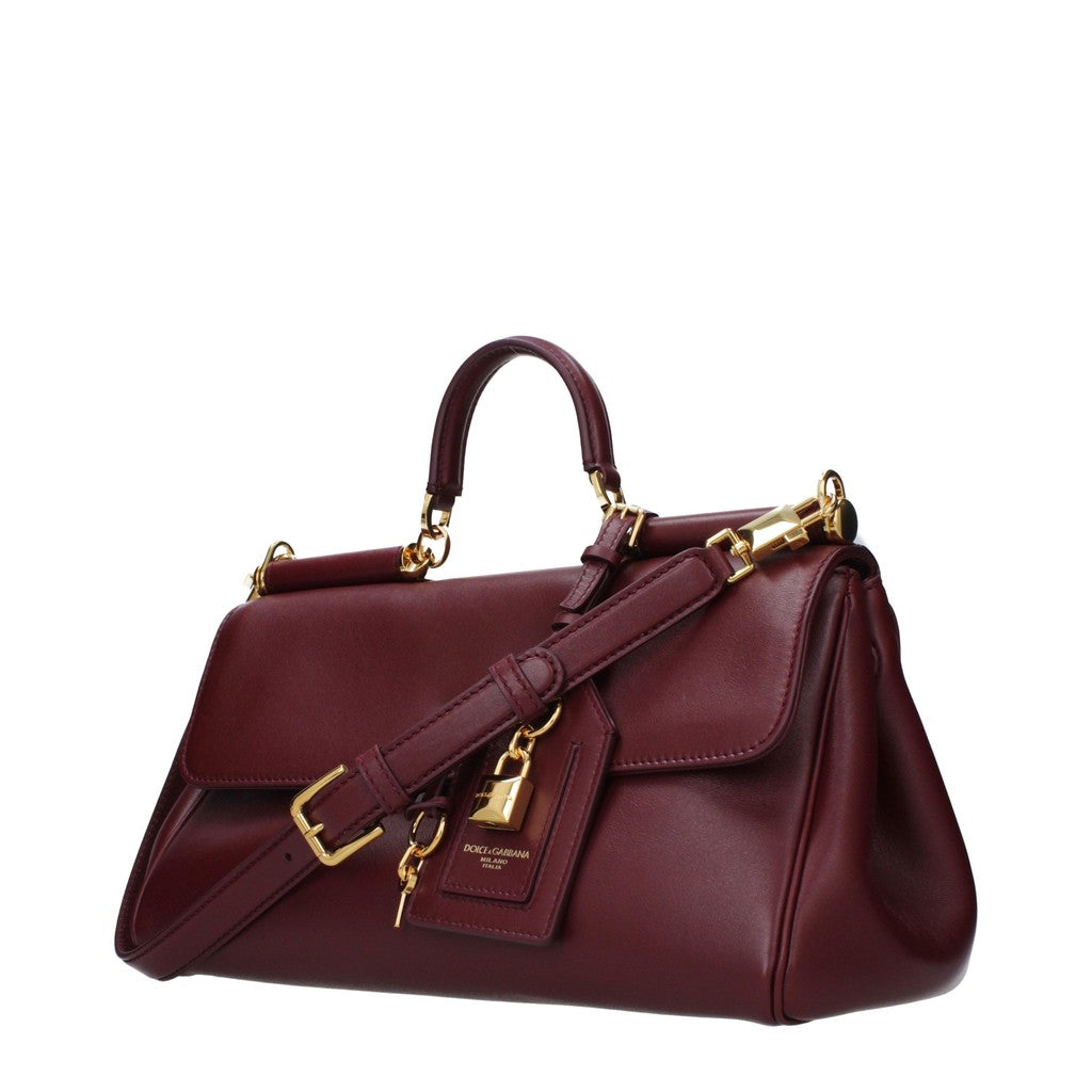 Dolce & Gabbana My Sicily Handtas – Bordeaux