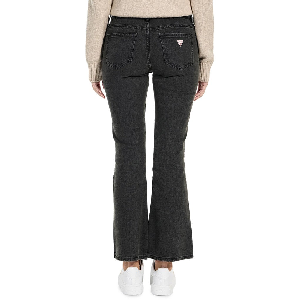 Guess Jeans met logo en vier zakken – Zwart