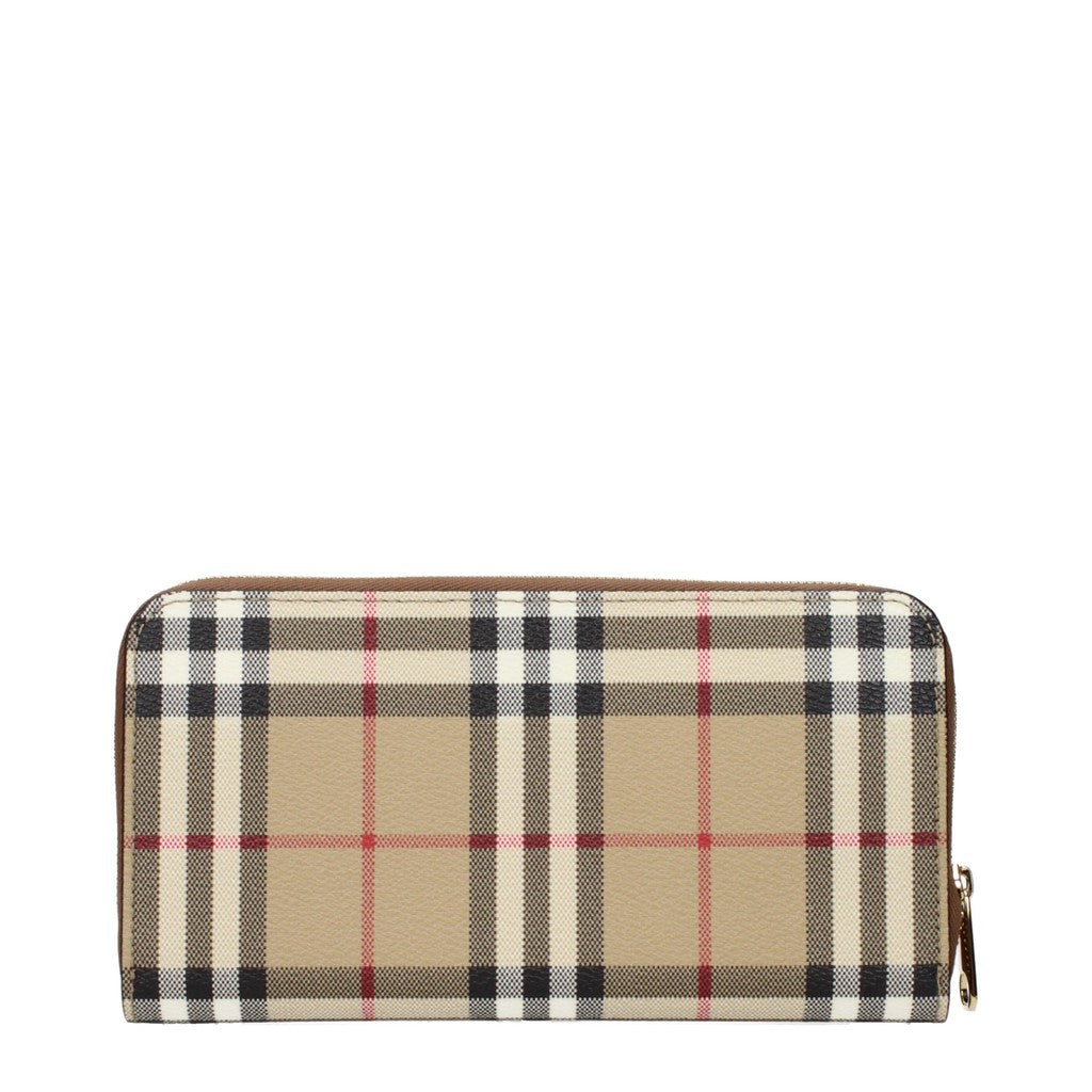 Burberry Ruime portemonnee met ritssluiting – Beige / Bruin