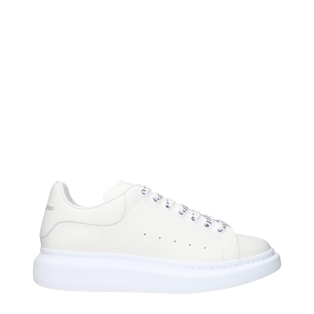 Alexander McQueen Oversized Sneaker met veters – Beige / Wit