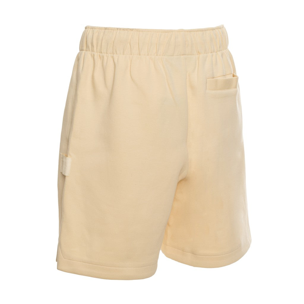 Converse Bermuda short met knoop- en ritssluiting en logo – Geel