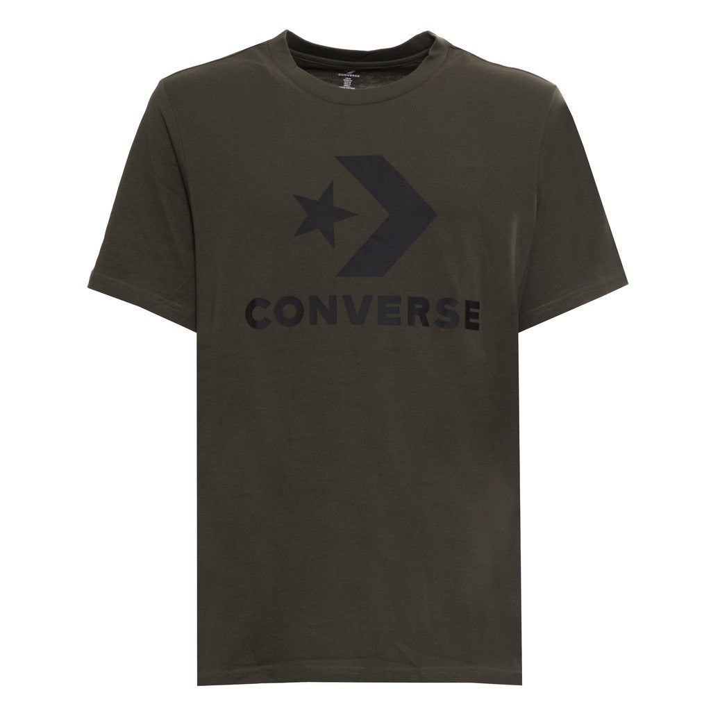 Converse T-shirt met print en bedrukt logo – Lichtgroen