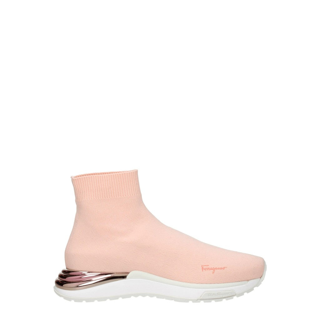 Salvatore Ferragamo Ninette Sneakers van stof – Roze
