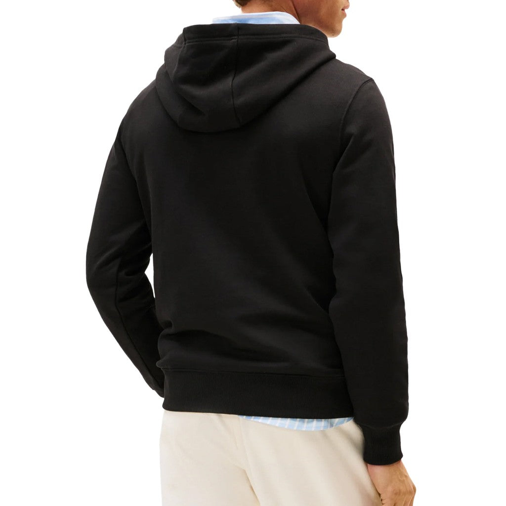 Tommy Hilfiger Badstof hoodie – Zwart