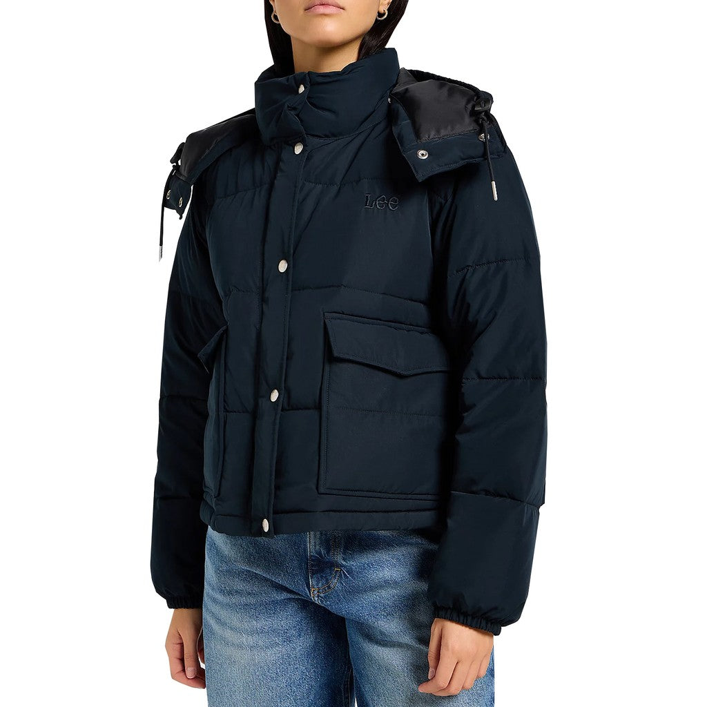 Lee Jas met capuchon – Zwart