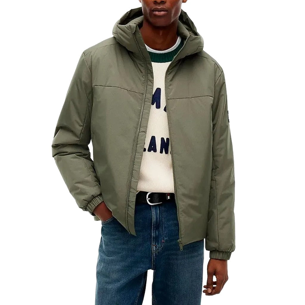 Tommy Jeans Gewatteerde jas – Grijs
