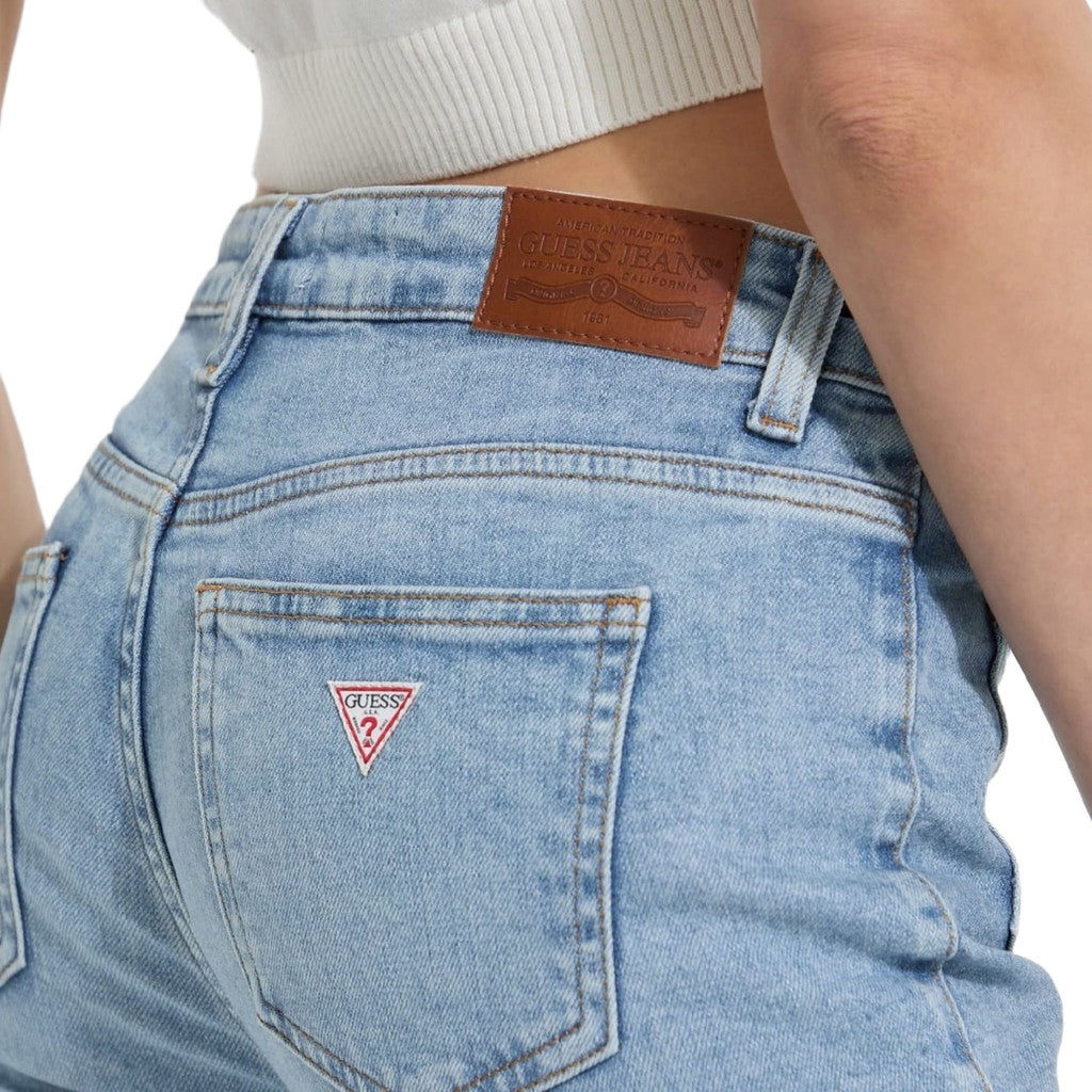 Guess Jeans met logo en vier zakken – Lichtblauw