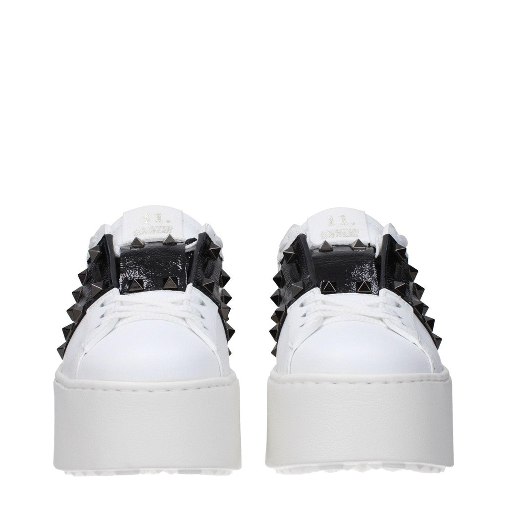 Valentino Garavani Tweekleurige sneakers – Wit / Zwart