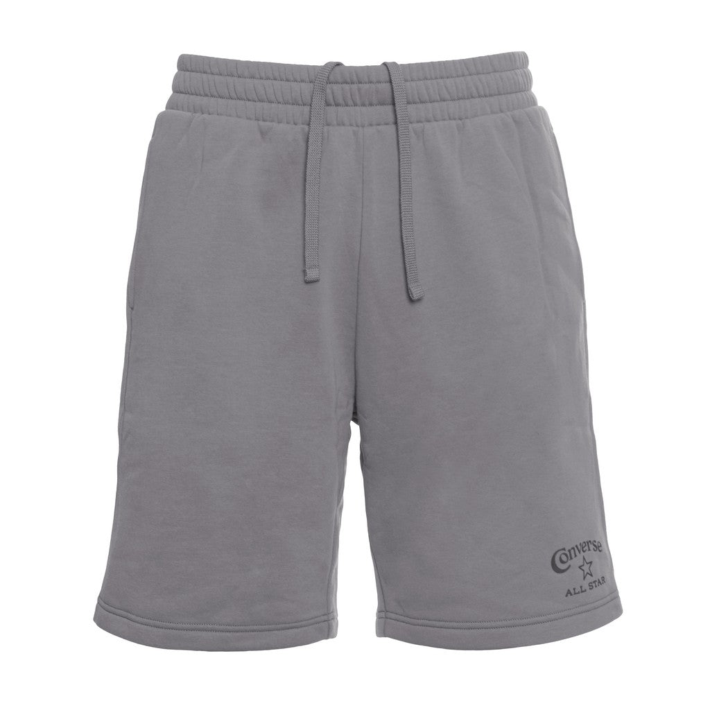 Converse Bermuda short met trekkoord en logo – Grijs