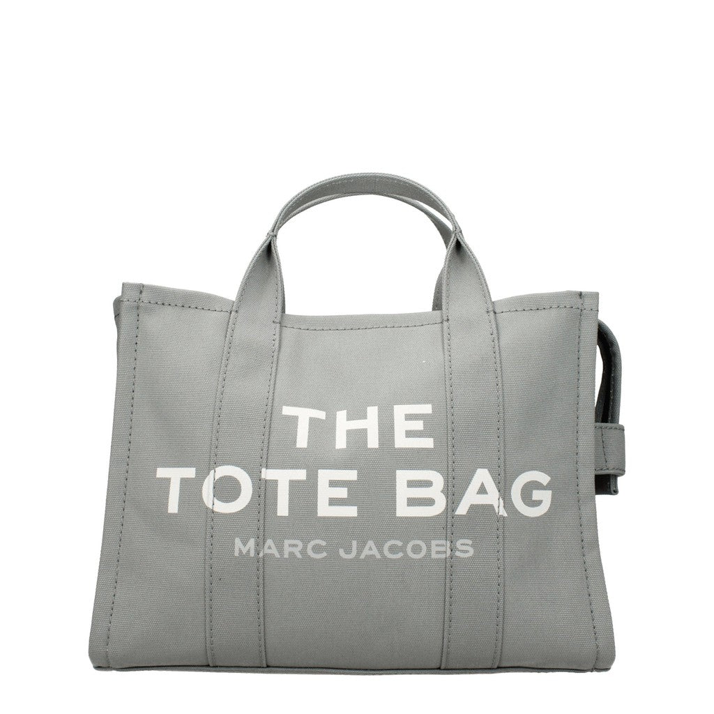 Marc Jacobs The Tote Shopper van stof met schouderband – Grijs