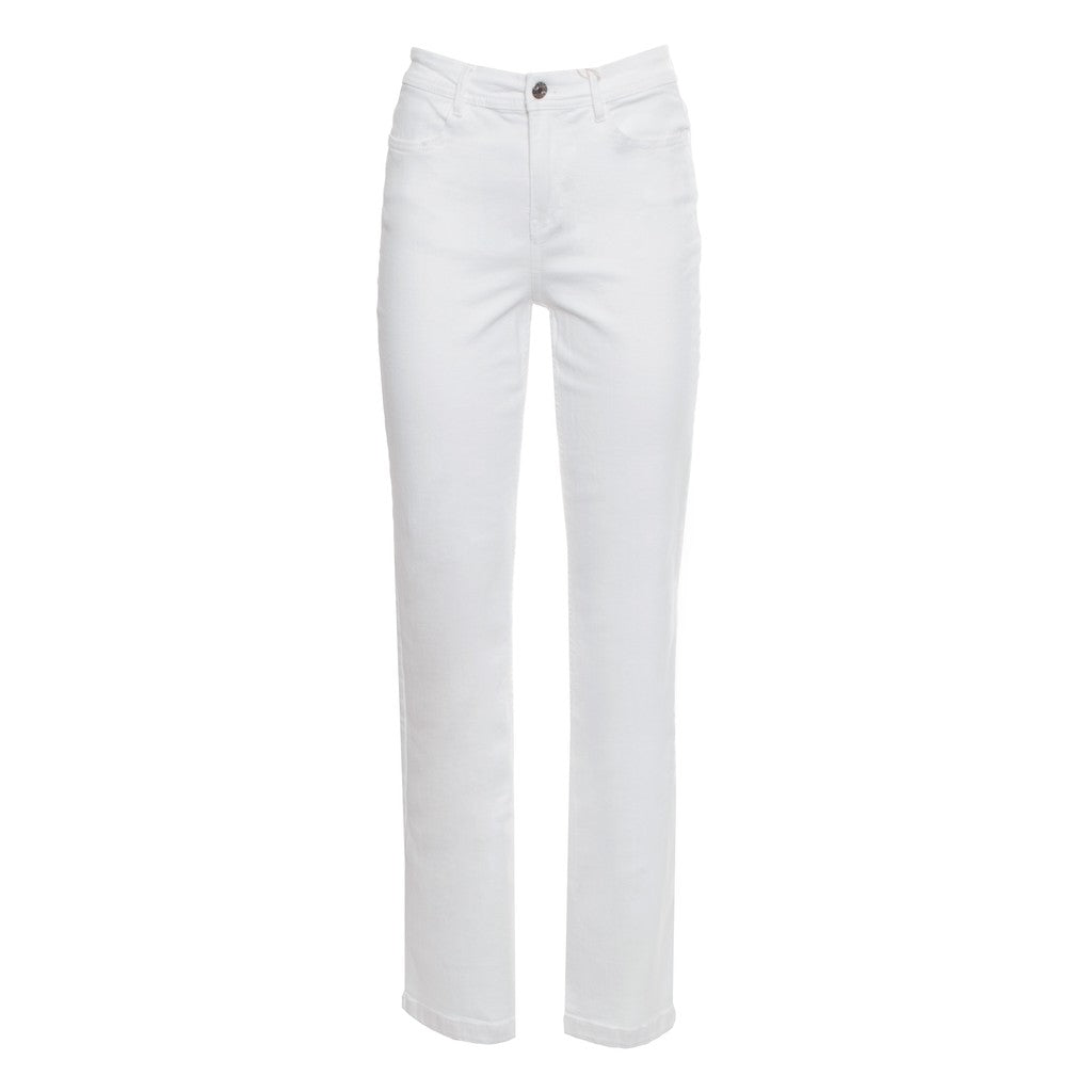 Guess Jeans met ruime pasvorm en rechte pijp – Wit