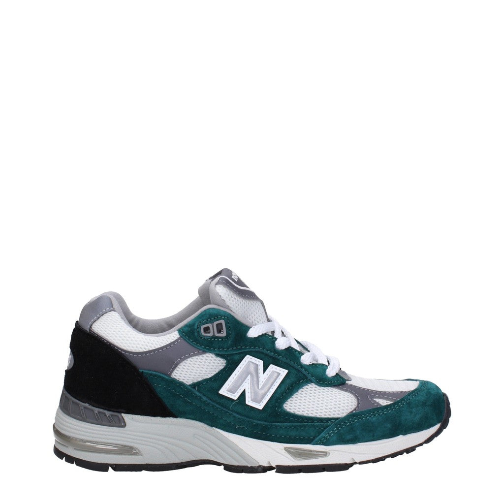 New Balance 991 Sneakers van suède, stof en leer – Petrol