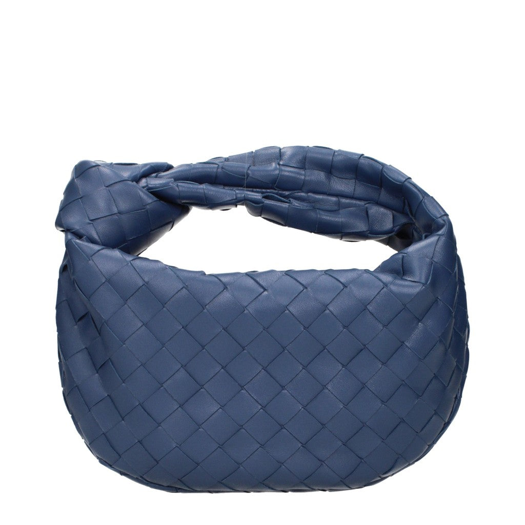 Bottega Veneta Mini Jodie Handtas – Marineblauw