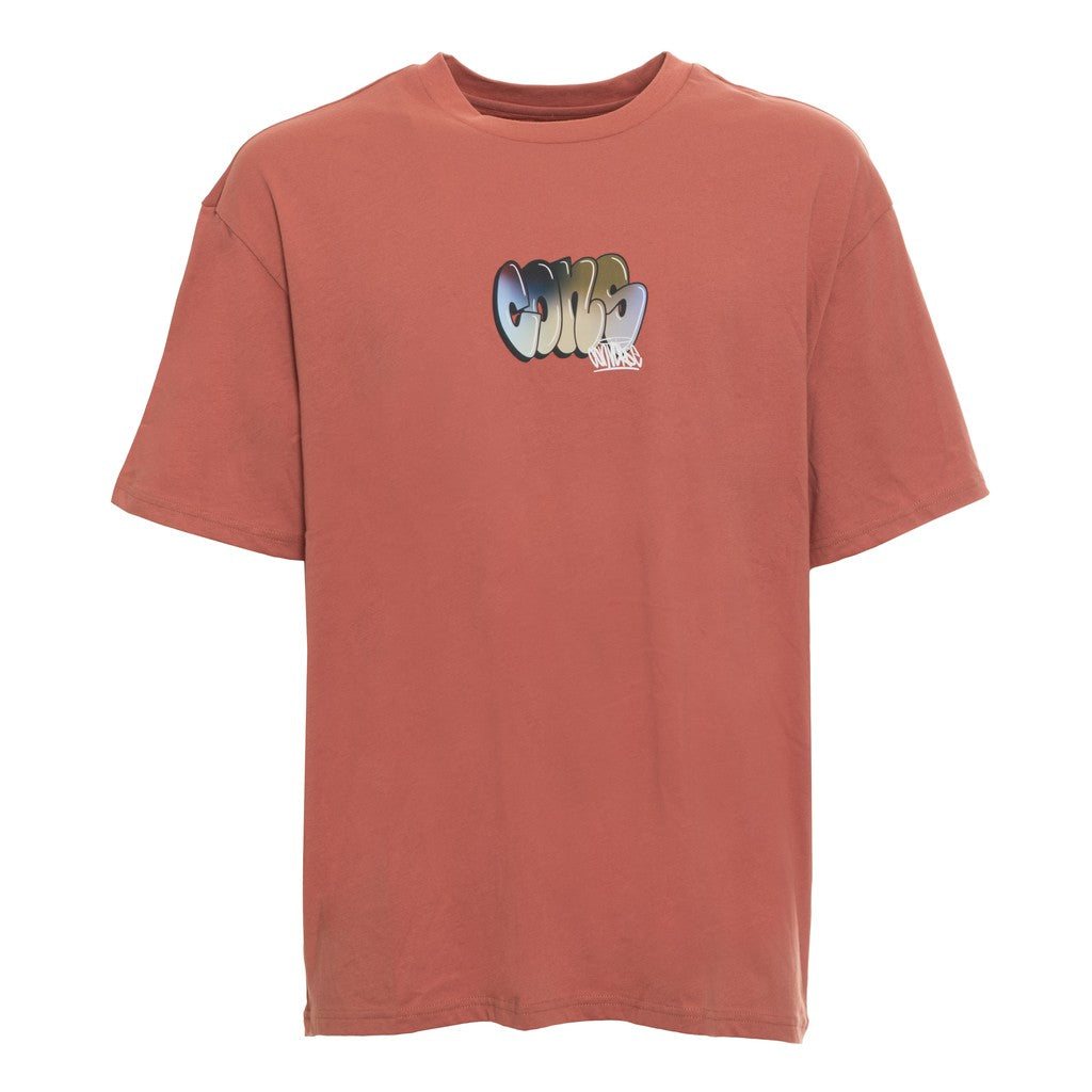 Converse T-shirt met ronde hals en print – Oranje