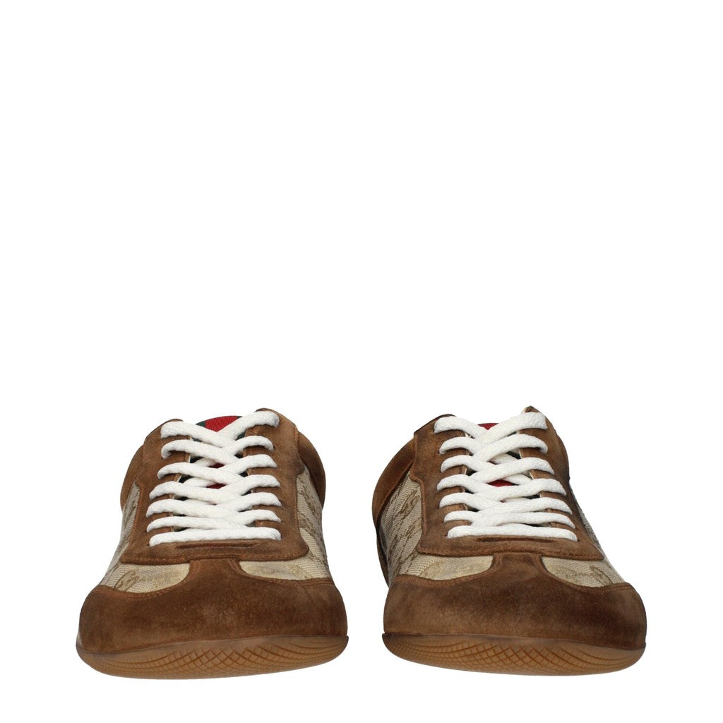 Gucci Shift Sneakers – Beige / Bruin