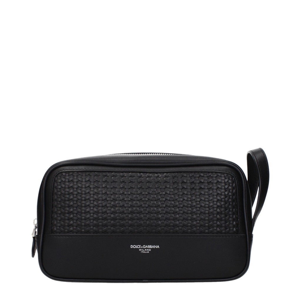 Dolce & Gabbana Compacte toilettas met ritssluiting – Zwart