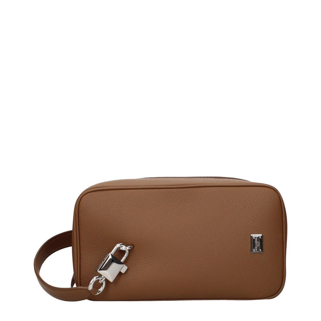 Dolce & Gabbana Kleine tas met ritssluiting – Bruin