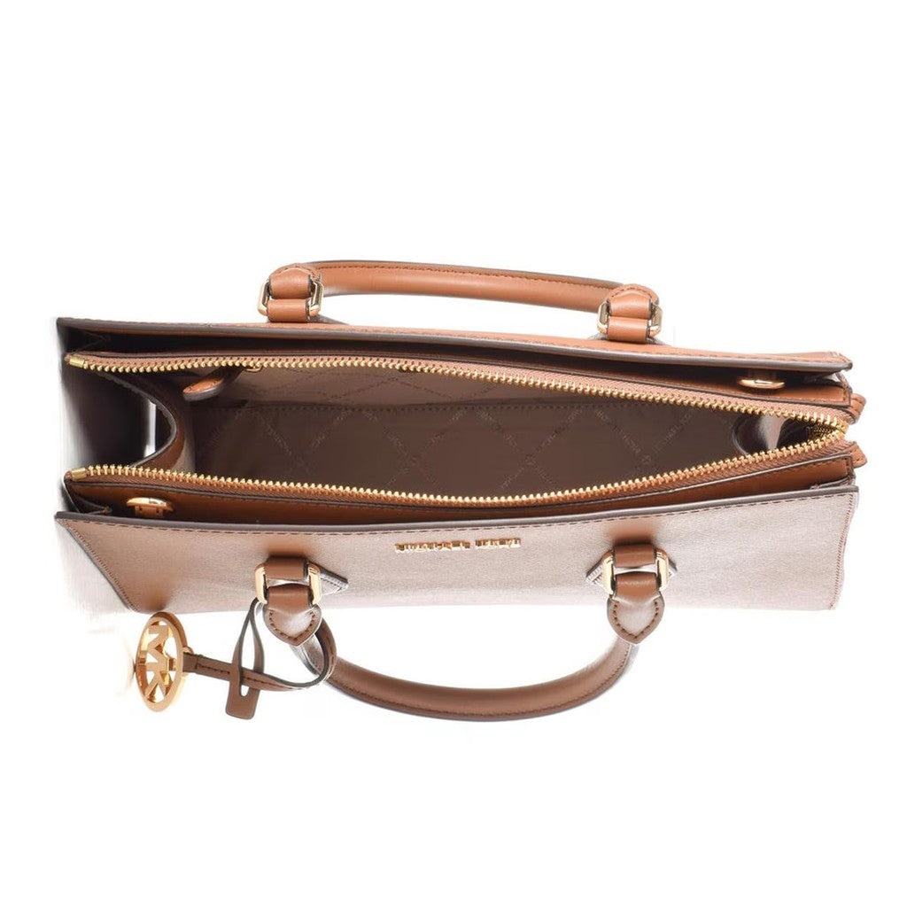 Michael Kors Sheila Handtas met afneembare schouderband – Bruin