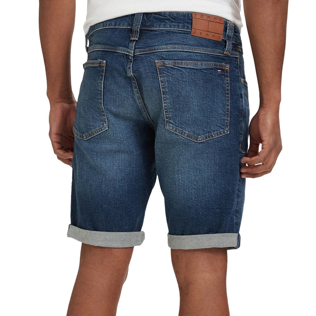 Tommy Jeans Ronnie Bermuda met zakken en logo – Donkerblauw